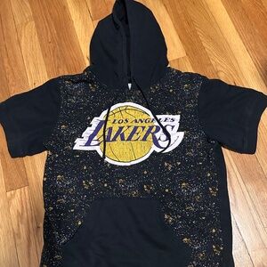 Lakers short sleeve hoodie